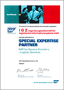 Special Expertise Partner SAP for Logistics