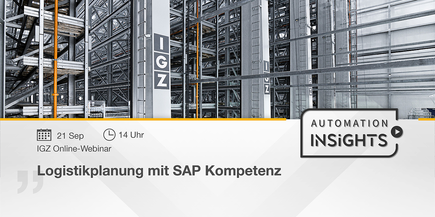 Logistikplanung mit SAP Kompetenz | IGZ