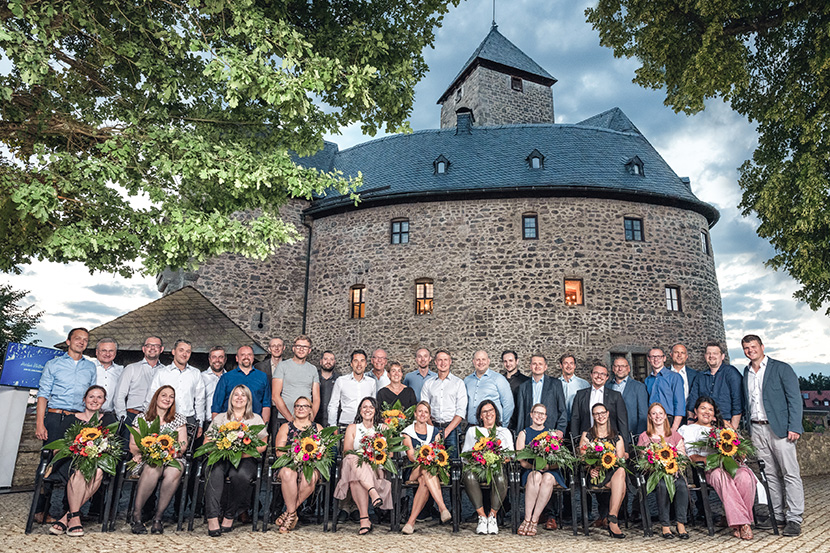IGZ-Jubilare feiern auf Burg Falkenberg