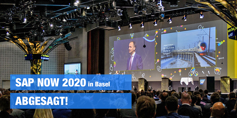 SAP NOW Basel 2020 abgesagt | IGZ