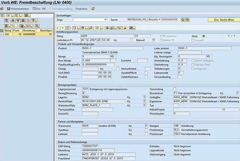 Das Qualitätsmanagement (QM) von SAP EWM nutzt die integrierte Quality Inspection Engine (QIE), um Prüfprozesse abzubilden. Mit Hilfe des QM prüfen Sie, ob die angelieferten Produkte Ihren Qualitätskriterien entsprechen. 